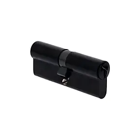 Cylindre de Serrure 40X40 mm finition PVD noir Vachette V5 3 clés