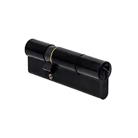 Cylindre de Serrure 30x60 mm finition PVD noir Vachette V5 3 clés