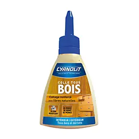Colle à bois Cyanolit bois et dérivés 500g collage renforcé