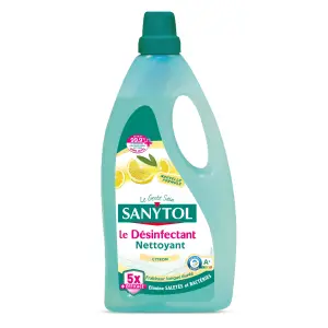 SANYTOL Nettoyant liquide désinfectant multi-surfaces citron 1l