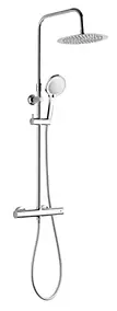 Colonne de douche thermostatique chrome, Edouard Rousseau Ars