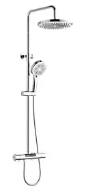 Colonne de douche thermostatique chrome XL, Edouard Rousseau Ekogest