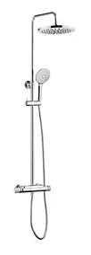 Colonne de douche thermostatique chrome, Edouard Rousseau Volg