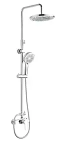 Colonne de douche mécanique chrome, Edouard Rousseau Deva