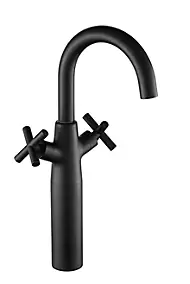 Mélangeur de lavabo haut noir Edouard Rousseau Nanka