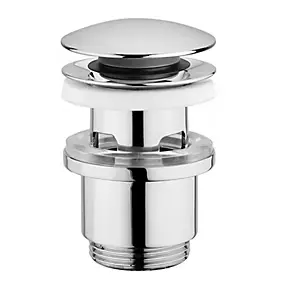 Bonde lavabo clic-clac chrome H. 75 mm - Edouard Rousseau
