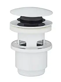 Bonde de lavabo ø 71 mm Rousseau avec clapet clic clac ou fixe