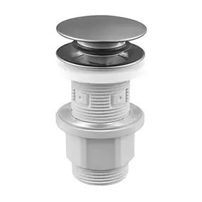Bonde lavabo universelle clic-clac graphite mat - Edouard Rousseau