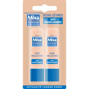 MIXA Intensif Stick soin des lèvres anti-dessèchement peaux sèches 2 sticks