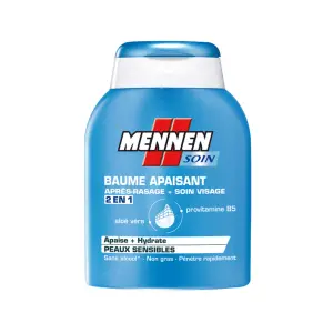 MENNEN Baume apaisant 2en1 après-rasage et soin visage peaux sensibles 100ml