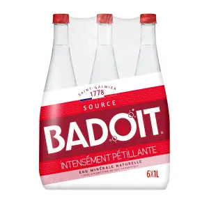 Eau Minerale Naturelle Gazeuse Intensement Petillante Badoit