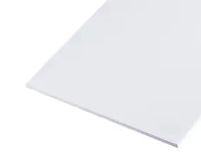 Plaque PVC expansé blanc 1 x 0.50 m 6 mm - Sedpa France