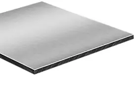Plaque Sedbond aluminium brossé 1 x 0.50 m - Sedpa France