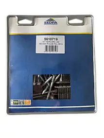 50 fixations plaque acier anthracite - Sedpa France