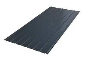 Plaque acier nervurée galvanisée gris anthracite 2X0.90M