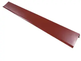 Rive acier rouge Ondométal 1m - Sedpa France