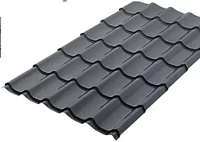 Plaque acier tuile anthracite - Sedpa France