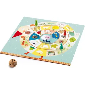 Jeu de l'Oie et de Petits Chevaux Ludo et compagnie Junior