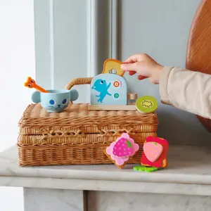 Set petit déjeuner en bois gourmandises du Chaton