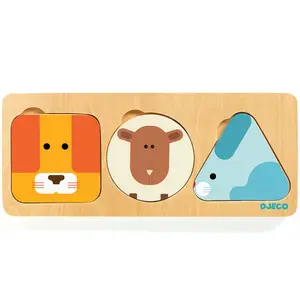 Puzzle superposable AnimaBasic (3 pièces)