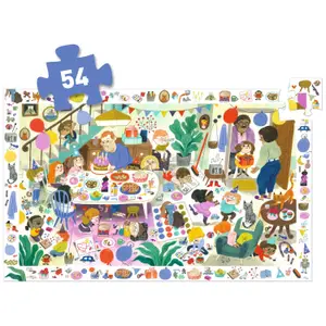 Puzzle d'observation La fête d'anniversaire (54 pièces)