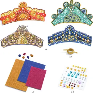Kit DIY 4 diadèmes mosaïques à décorer Enchanteresses