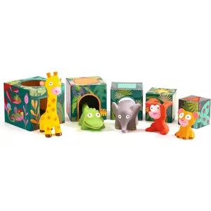 Cubes à empiler Maxi Topani jungle