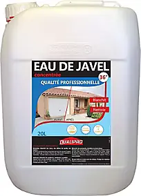 Eau de javel concentrée qualité professionnelle 9,6% 36° 20L Qualipro