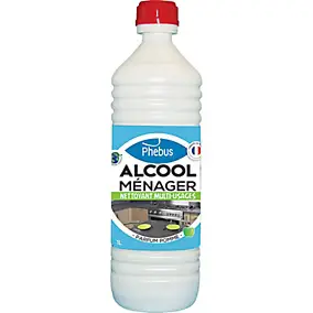 Alcool ménager nettoyant multi-usages Phebus parfum pomme 1L