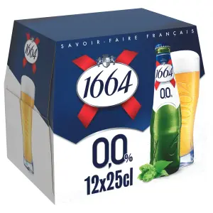 BIÈRE BLONDE 1664 SANS ALCOOL