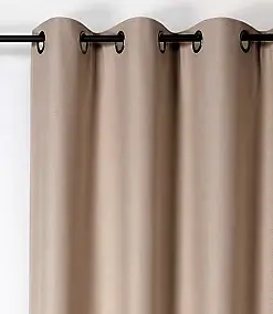 Rideau occultant thermique Boreal beige l.140 x H.260cm Linder