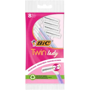 BIC Twin Lady rasoirs jetables 2 lames 8 rasoirs