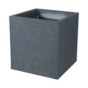 Bac Graphit Anthracite Carré 40x40 cm