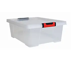Boîte de rangement en plastique 30 L Eda