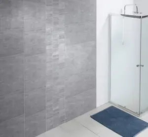 Lambris PVC imitation carrelage XL gris cendré