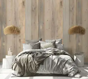Lambris PVC NORDIC gris finition bois aspect naturel - 260 cm X 35 cm ÉP. 5 mm - Grosfillex