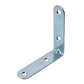 Equerre de chaise Diall acier zingué 70 mm