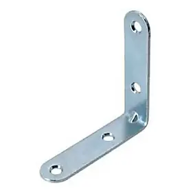 20 équerres de chaise acier zingué 30 mm Vynex