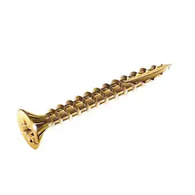100 vis à bois aggloméré tête fraisée pozidriv acier bichromaté Rocket Ø5 x 60 mm