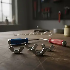Écrou à oreilles acier zingué Diall ø12 mm - 4 pièces