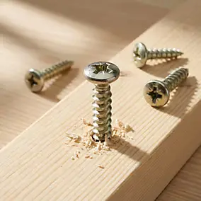 20 vis aggloméré tête ronde pozidriv Diall Ø3,5 x 16 mm
