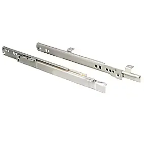 Coulisse galet pour tablette coulissante Diall blanc L.400 mm