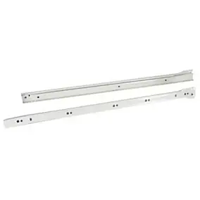 Coulisse galets Diall blanc L.550 x ép.1 mm