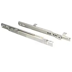 Coulisse galet pour tablette coulissante Diall acier beige L.500 x ép.12 mm