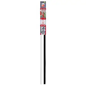Bas de porte triple iso fix.invisible blanc 93cm