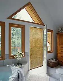 Rideau de porte bambou naturel l.90 x H.200 cm