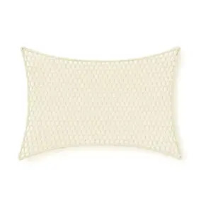 Voile d'ombrage rectangulaire macramé beige 2 m Jardiline