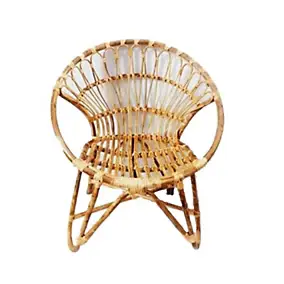 Fauteuil de jardin Celebes rotin coloris naturel Jardiline 76 x 71 x 85 cm