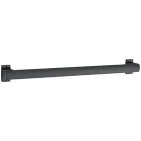 Barre d'appui droite en aluminium anthracite Godonnier Design 63,7 cm