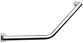 Barre d'appui coudée en aluminium anodisé brillant anodisé Godonnier 62,3 cm 135'